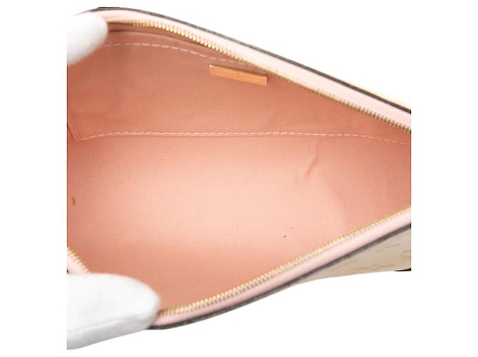 Borsa Louis Vuitton Monogram Vernis Santa Monica gialla Giallo - vista 4
