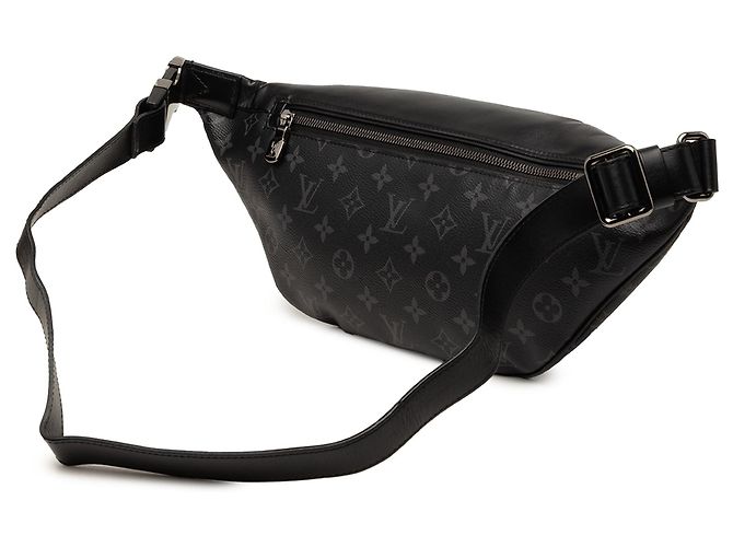 Bumbag Borsello da vita Louis Vuitton Monogram Eclipse Discovery PM Nero - vista 3