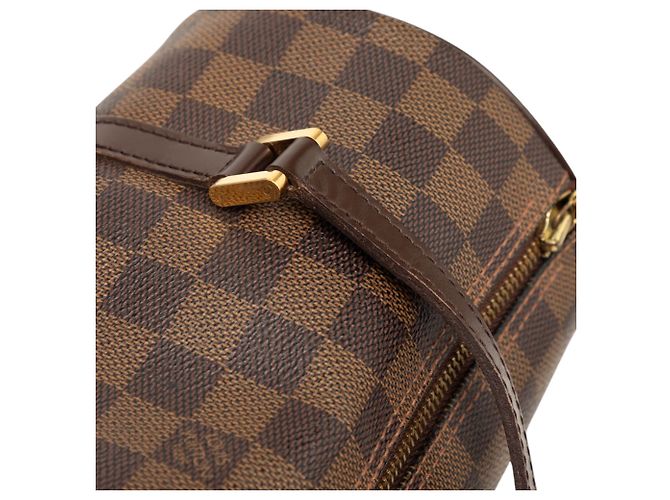 Borsa Louis Vuitton Damier Ebene Papillon 26 Marrone - vista 7