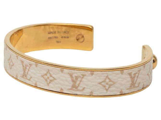 Bracciale rigido Jonc Monogram Louis Vuitton color oro D'oro - vista 2
