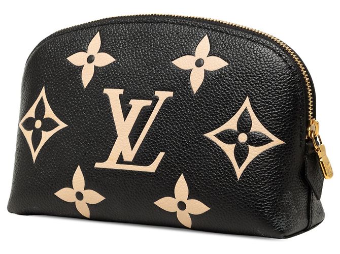 Beauty Case PM Louis Vuitton Bicolor Monogram Empreinte Nero - vista 2