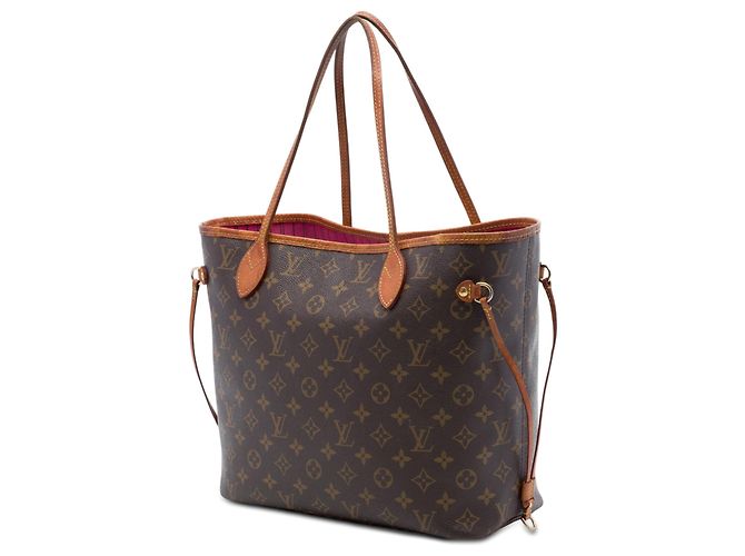Borsa Tote Louis Vuitton Monogram Neverfull MM Marrone - vista 2