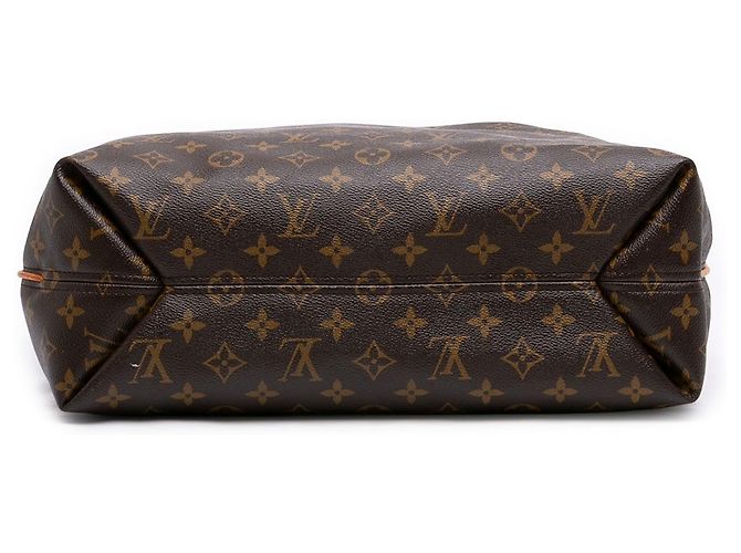 Borsa Hobo Louis Vuitton Monogram Sully MM Marrone - vista 3