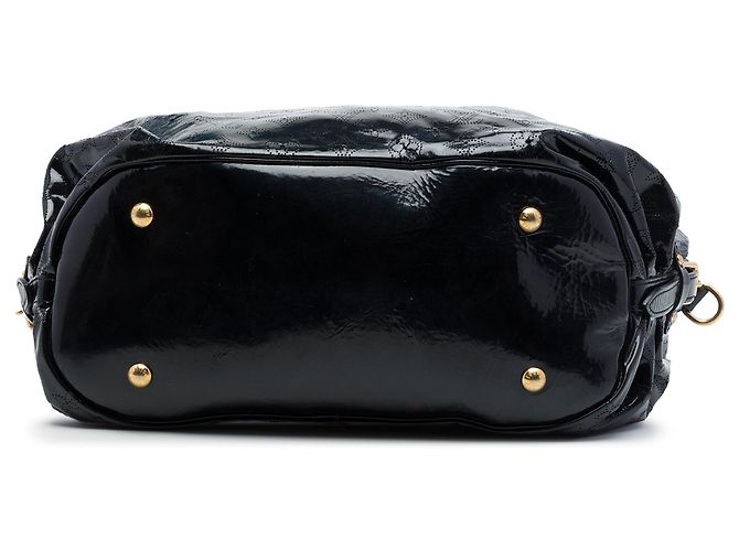 Borsa Hobo Louis Vuitton Monogram Vernis Mahina Surya XL Nera Nero - vista 3