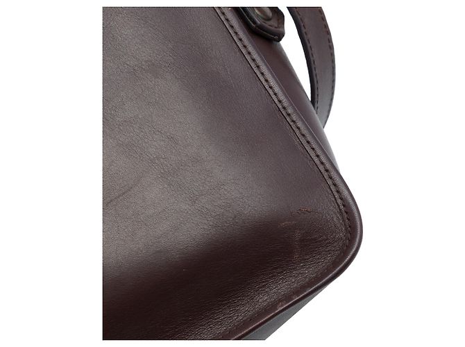 Borsa crossbody Saint Laurent in pelle marrone - vista 6