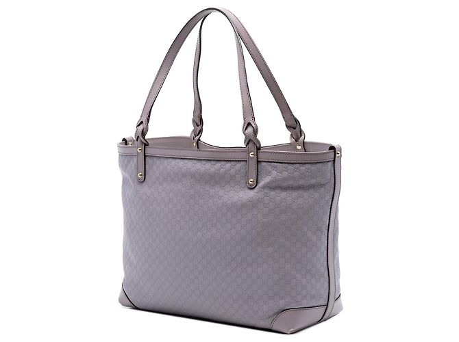 Borsa Tote Medium Microguccissima Craft Gucci Viola Porpora - vista 2
