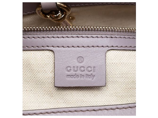 Borsa Tote Medium Microguccissima Craft Gucci Viola Porpora - vista 5