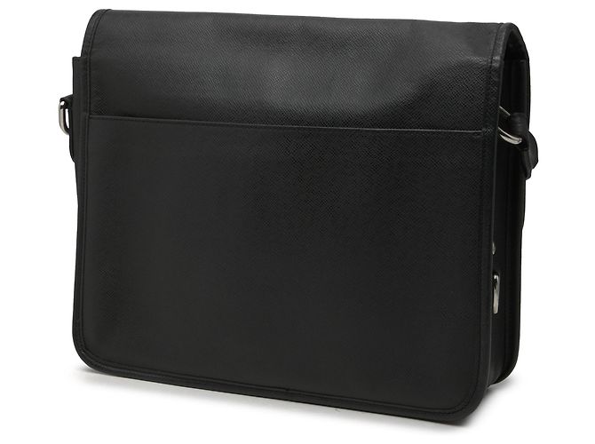 Borsa a tracolla Louis Vuitton Taiga Alexei Nera Nero - vista 2
