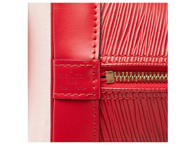 Borsa Louis Vuitton Epi Alma PM rossa Rosso - vista 5