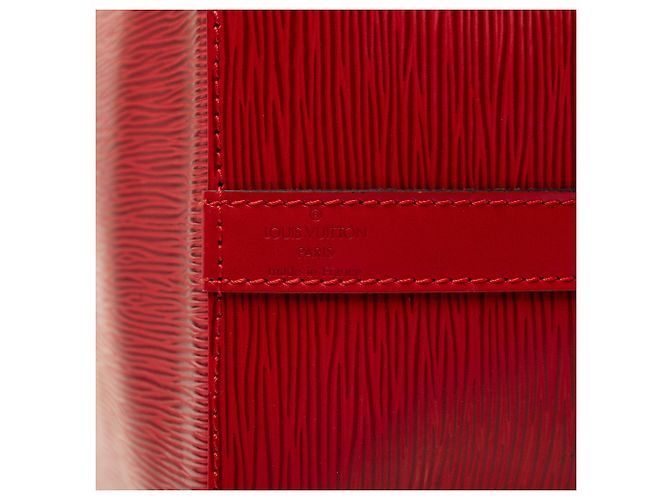 Borsa a secchiello Petit Noe in Epi rosso Louis Vuitton - vista 5