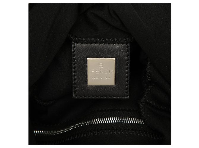 Borsa in nylon nera Fendi Nero - vista 5