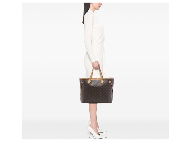 Borsa Tote Louis Vuitton Monogram Neverfull GM Marrone - vista 6