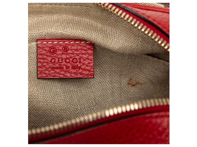 Borsa a tracolla Gucci GG Canvas rossa Bree Rosso - vista 5
