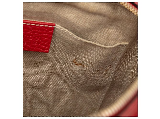 Borsa a tracolla Gucci GG Canvas rossa Bree Rosso - vista 7