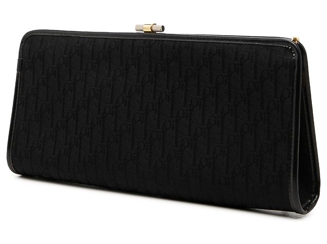 Clutch Diorissimo Trotter Canvas Nera Dior con Catena e Tracolla Nero - vista 2