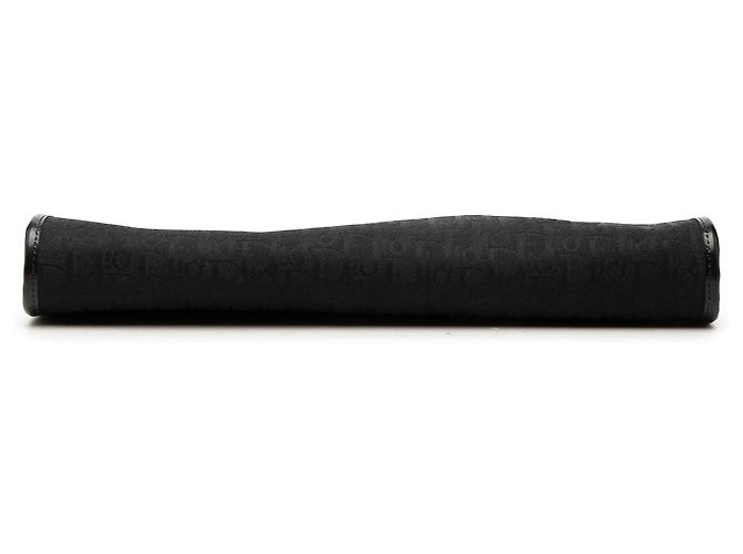 Clutch Diorissimo Trotter Canvas Nera Dior con Catena e Tracolla Nero - vista 3