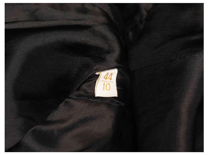 Valentino Garavani Vintage schwarzer Valentino Blazer mit Knöpfen Größe IT 44 - Ansicht 5