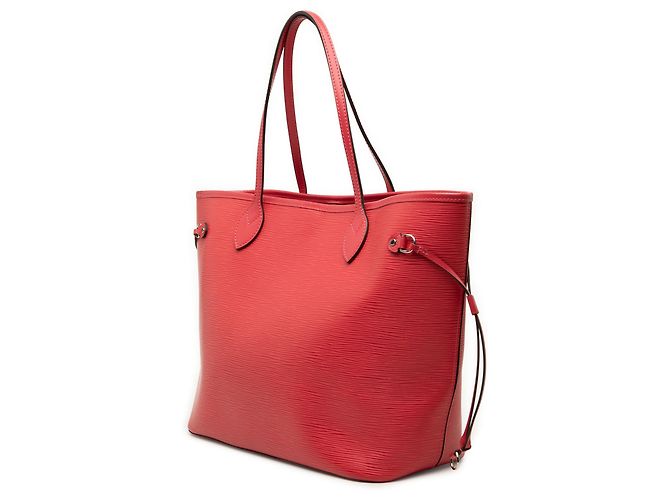 Borsa Tote Louis Vuitton Epi Neverfull MM Rossa Rosso - vista 2