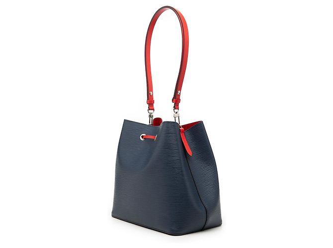 Borsa a secchiello Louis Vuitton Epi NeoNoe MM Blu - vista 2
