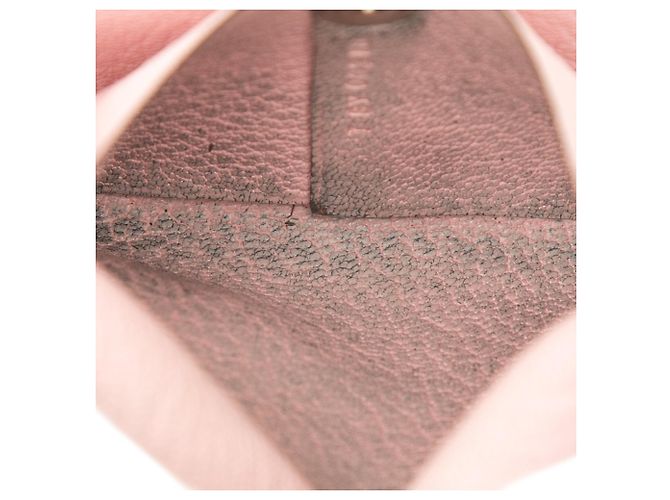 Portamonete Bastia Hermès in pelle Chevre Mysore rosa - vista 4