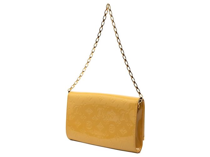 Borsa Ana Monogram Vernis Giallo Louis Vuitton - vista 2
