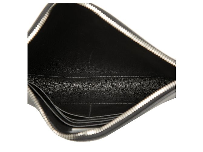Clutch da polso in Saffiano nero Prada - vista 4
