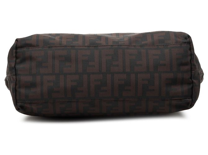 Fendi Small Zucca Nylon Roll Tote schwarz - Ansicht 3