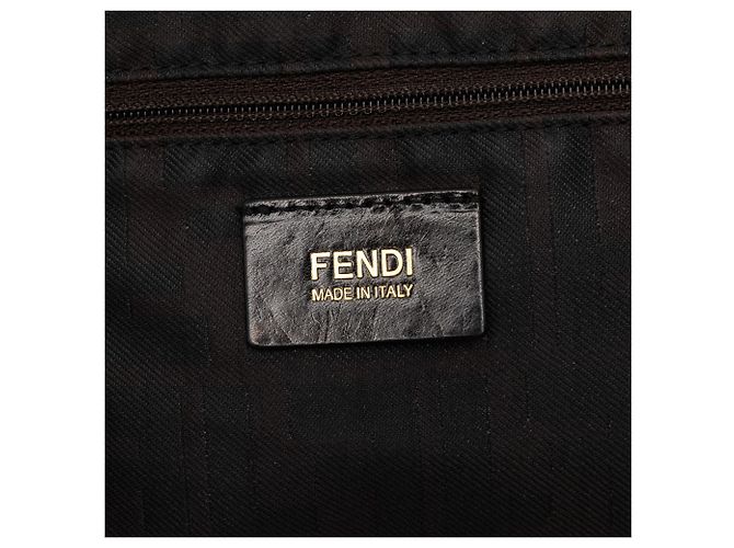 Fendi Small Zucca Nylon Roll Tote schwarz - Ansicht 5
