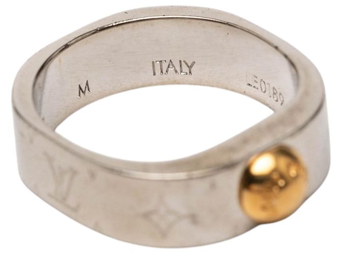 Louis Vuitton Nanogram Ring aus silberfarbenem Messing - Ansicht 6