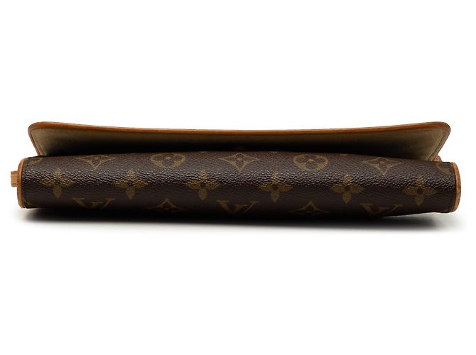 Borsa a tracolla Louis Vuitton Monogram Pochette Twin GM marrone - vista 3