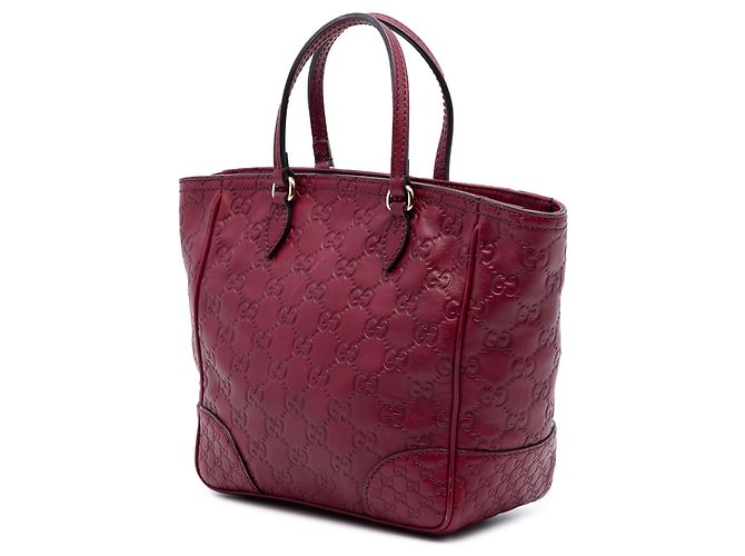 Borsa Satchel Gucci Bree Small Guccissima Rossa Rosso - vista 2