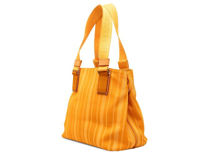 Borsa Tote Louis Vuitton Canvas Plein Soleil PM Gialla Giallo - vista 2