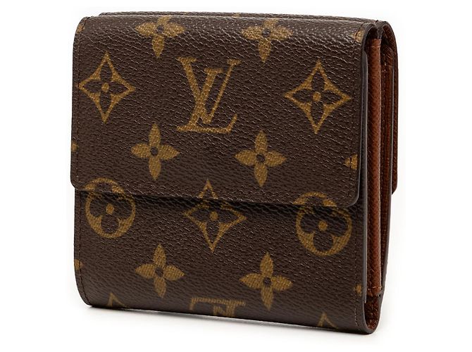 Cartera Louis Vuitton Monogram Elise Marrón Carteras Pequeñas Castaño - vista 2