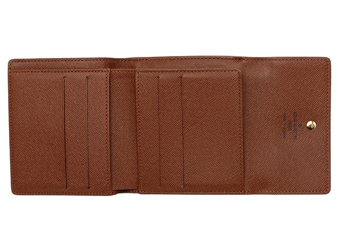 Cartera Louis Vuitton Monogram Elise Marrón Carteras Pequeñas Castaño - vista 4