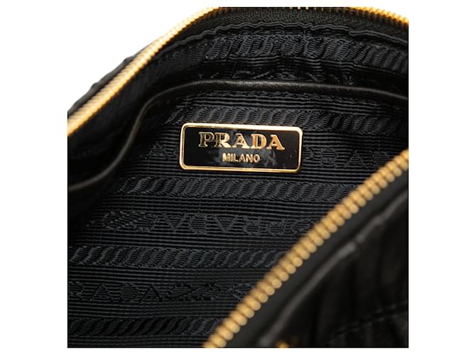 Pochette da polso Prada Nappa Gaufre nera Nero - vista 5