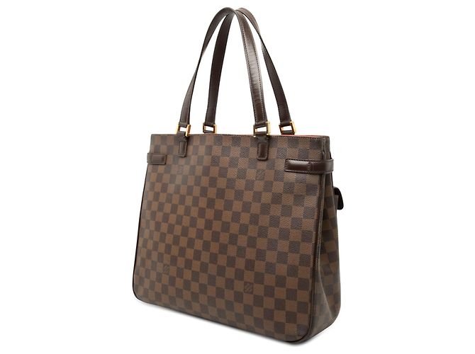 Borsa Tote Louis Vuitton Damier Ebene Uzes marrone - vista 2