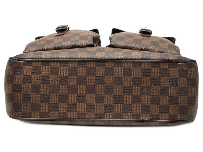Borsa Tote Louis Vuitton Damier Ebene Uzes marrone - vista 3