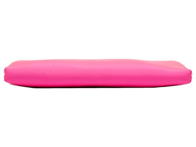 Clutch matelassé con zip Prada Tessuto Rosa - vista 3