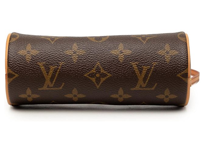 Borsa a mano Louis Vuitton Monogram Papillon Pochette Marrone - vista 3