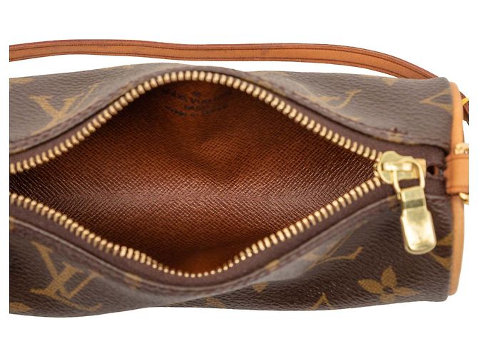 Borsa a mano Louis Vuitton Monogram Papillon Pochette Marrone - vista 4