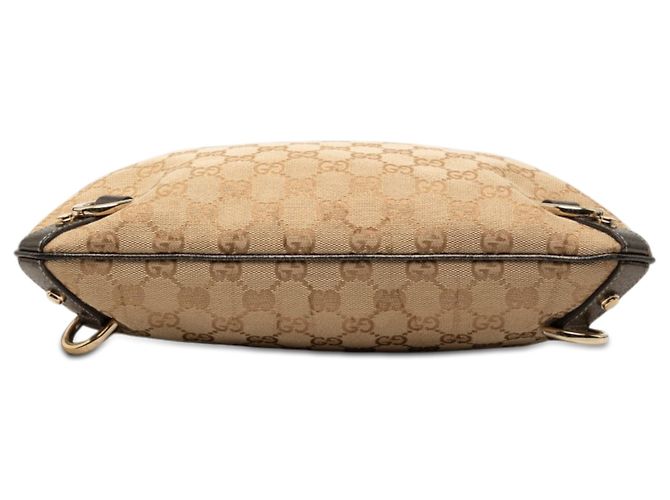 Borsa a tracolla Gucci GG Canvas Abbey D Ring Beige - vista 3