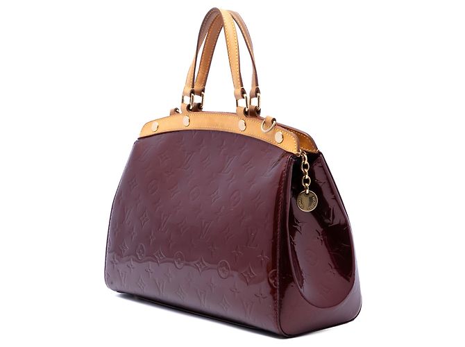 Borsa Satchel Brea MM Louis Vuitton Monogram Vernis Rossa Rosso - vista 2