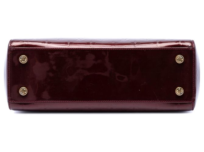 Borsa Satchel Brea MM Louis Vuitton Monogram Vernis Rossa Rosso - vista 3