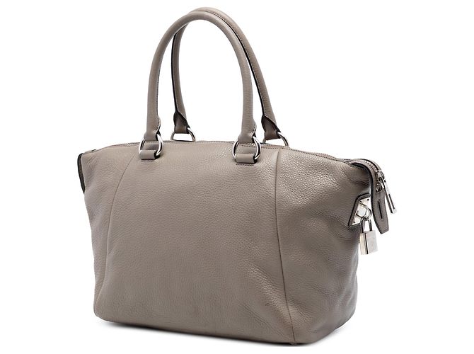 Borsa a mano Prada Vitello Daino con doppio manico Marrone - vista 2
