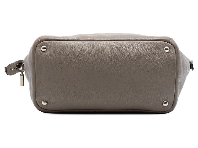 Borsa a mano Prada Vitello Daino con doppio manico Marrone - vista 3