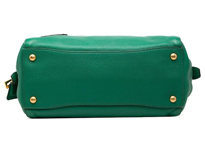 Prada Vitello Daino Tote Grün - Ansicht 3