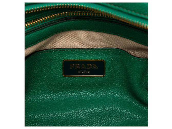 Prada Vitello Daino Tote Grün - Ansicht 5