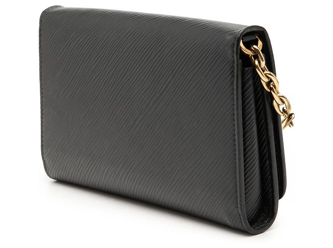 Borsa a tracolla Louis Vuitton Epi Mechanical Flowers Twist Chain Wallet nera Nero - vista 2