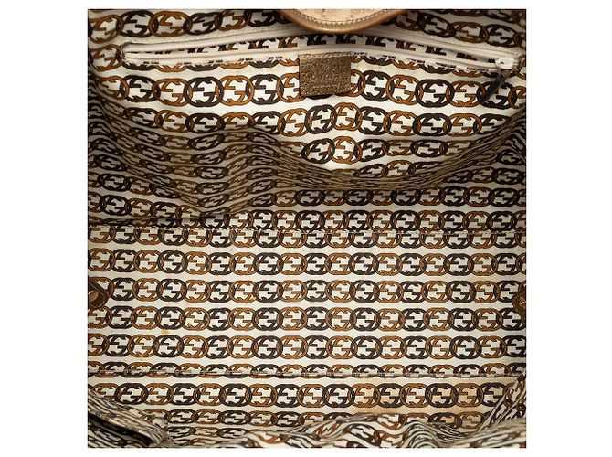 Borsa Tote Gucci GG Canvas Princy beige - vista 4