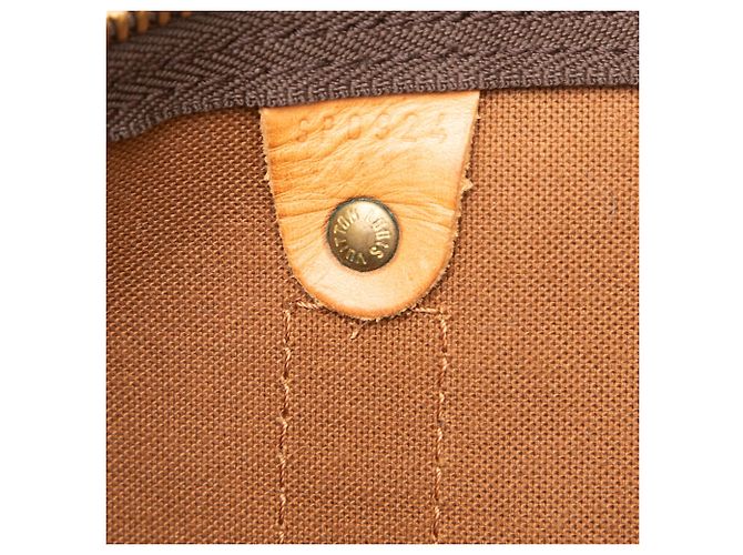 Borsa da viaggio Louis Vuitton Monogram Keepall 50 Marrone - vista 6